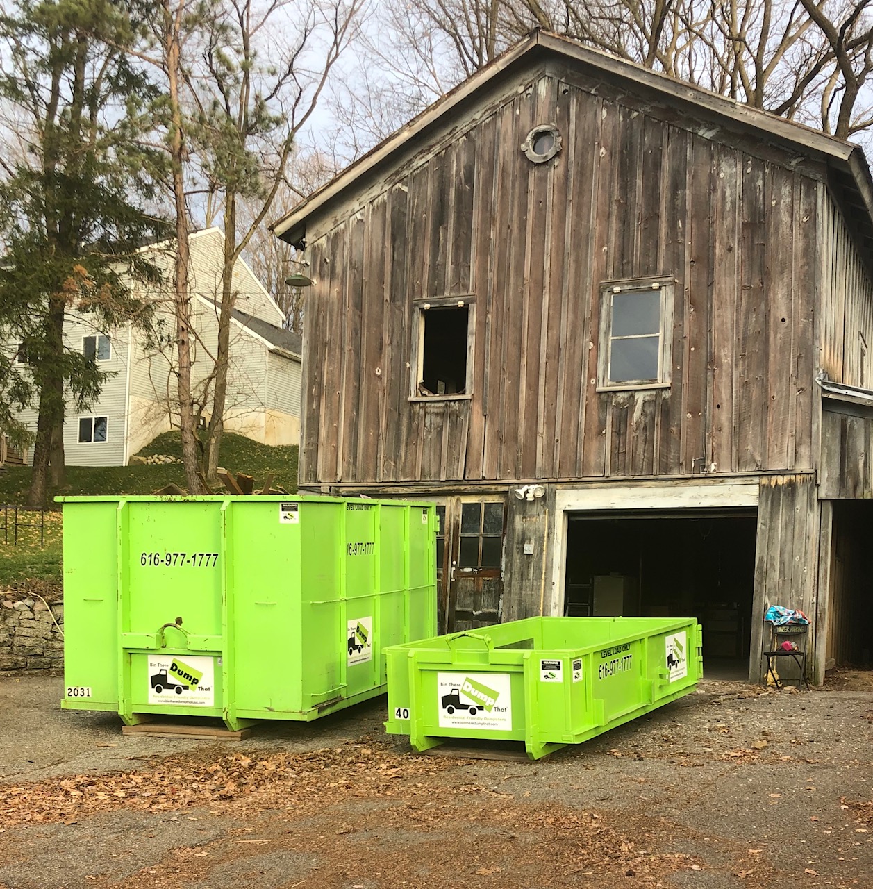 Grand Rapids Dumpster Rental Size